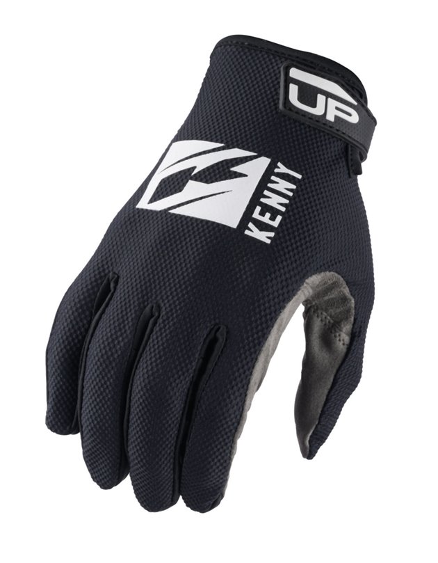 Rękawice Cross/Enduro/MTB Up Black/Biały Rozmiar L Kenny Racing | 241-2508011-1009
