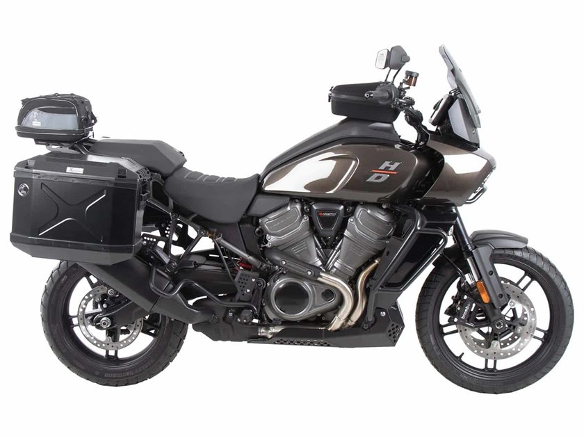 Stelaż Cutout + kufry boczne Xplorer Harley-Davidson Pan America 1250 / Special 2021-2026 Hepco Becker | 6517600 00 01-01-40