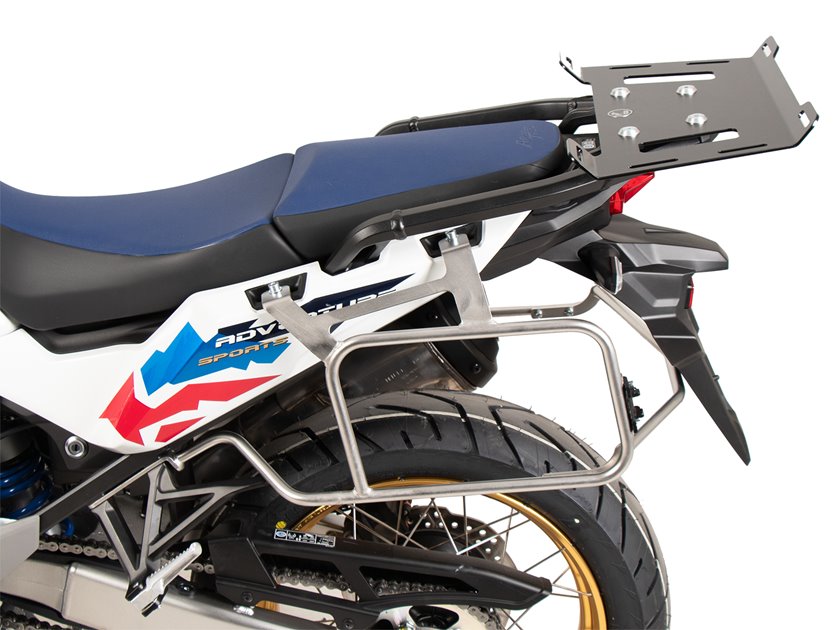 Stelaż kufrów bocznych Cutout + kufry Xplorer Honda CRF 1100 L AT Adv Sp 2024-2026 Hepco Becker | 6519544 00 22-01-40