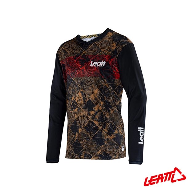 Koszulka rowerowa MTB GRAVITY 3.0 Jersey Timber/Czarny Rozmiar L LEATT | 5024120363