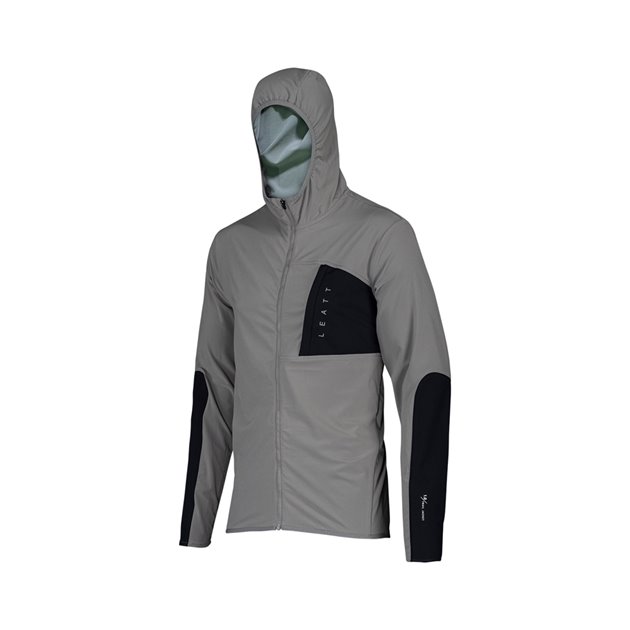 Kurtka rowerowa MTB Trail 1.0 Jacket Granite kolor szary/czarny rozmiar M Leatt | 5024130342