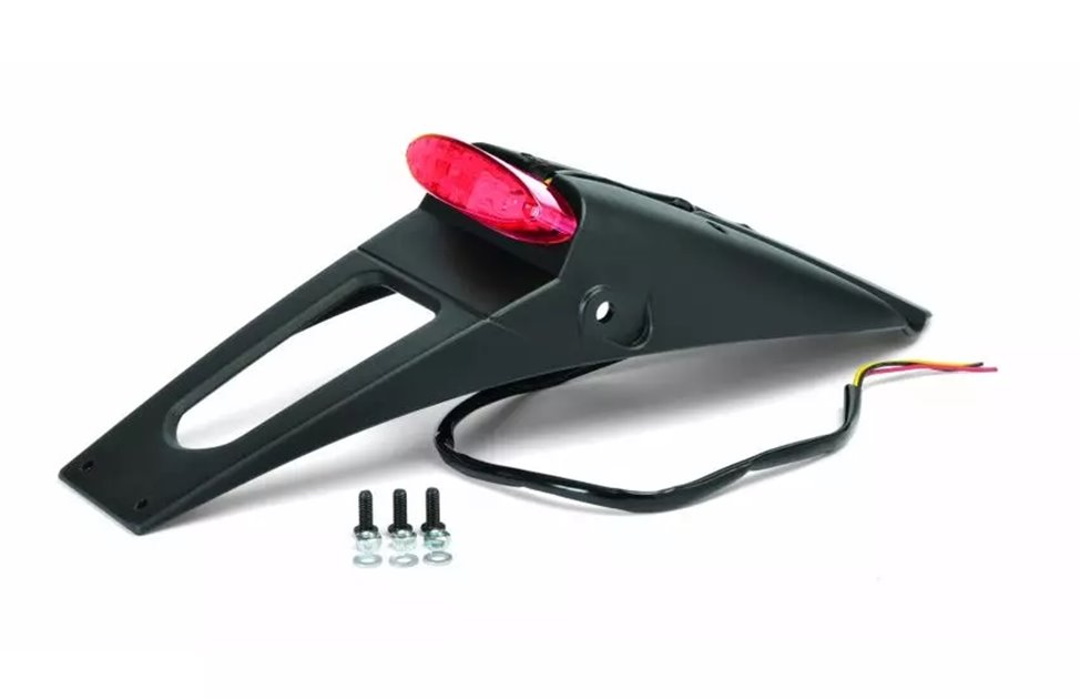 Lampa tył LED z błotnikiem Polisport czerwony klosz | 8565900009