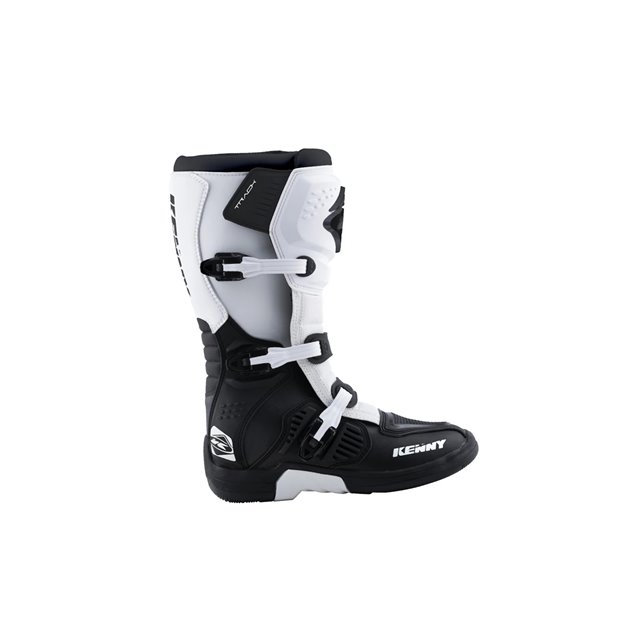 Buty Cross/Enduro Track BLACK/WHITE 45 Kenny Racing | 221-7103010-4533