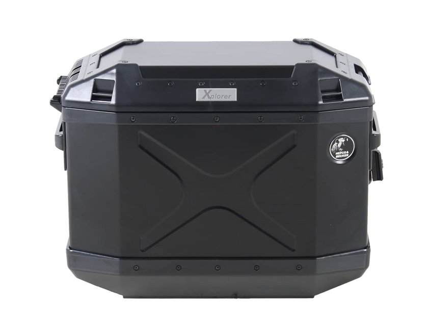 Kufer Xplorer 30 czarny - kufer boczny lewy [pojemność: 30L]