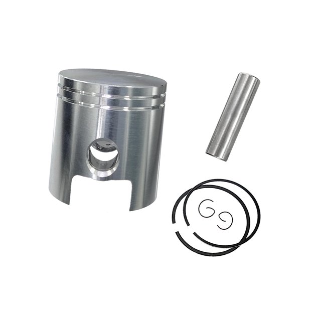 Tłok 80cc do motoroweru AM6 2T z silnikiem pionowym, sworzeń 12mm, średnica tłoka 47mm