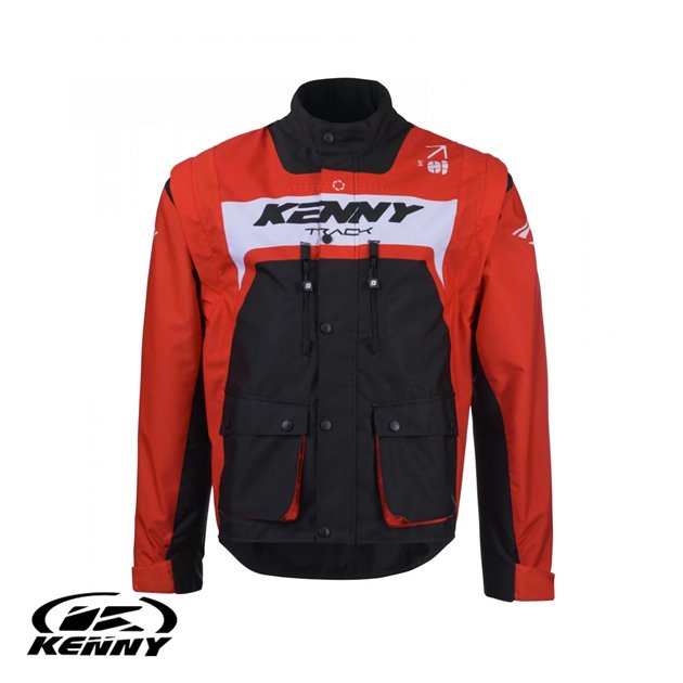 Kenny Racing Kurtka Adventure/Enduro Track Red Czarny/Czerwony/Biały XXL | 251-3704010-5802