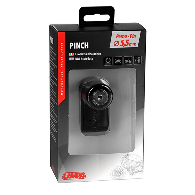 Blokada tarczy hamulcowej Pinch push-to-lock Ø 55mm | 91563