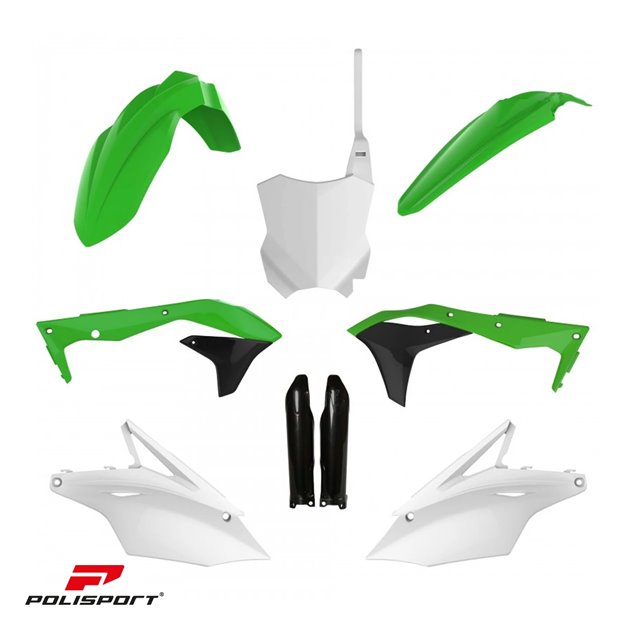 Komplet Plastików Kawasaki KX 450F Zielony Polisport | 91570