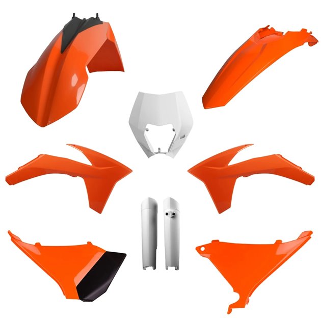 Komplet Plastików KTM EXC/EXC-F Pomarańczowy OEM Polisport | 91462