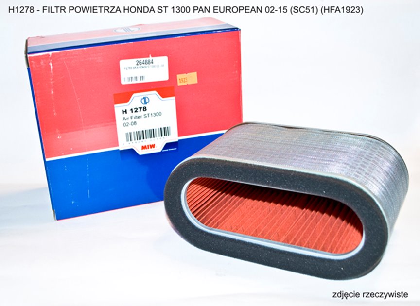 MIW (MEIWA) FILTR POWIETRZA HONDA ST 1300 PAN EUROPEAN 02-15 (SC51) (HFA1923)