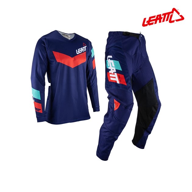 Zestaw Koszulka + Spodnie MOTO RIDE KIT 3.5 Red Granatowy/Czerwony, M Leatt | 5023032852