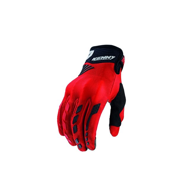 Kenny Racing Rękawice D3O Titanium Red S (8) | 261-2601011-0801