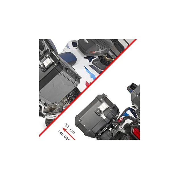 Stelaż kufrów bocznych MONOKEY CAM SIDE Honda CRF 1100 L Africa Twin/Adventure Sport PRAWY WCIĘTY Kappa | KLOS1178CAM