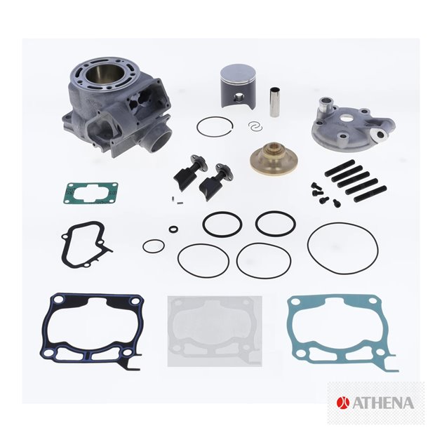 Cylinder kompletny Yamaha YZ 125 STD=54mm (cylinder, głowica, TOP-END, tłok, zawór) Athena | P400485100017