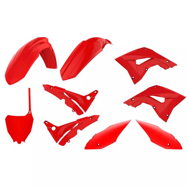 Zestaw plastików Body Kit Polisport czerwony | 91089