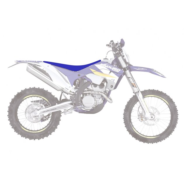 BLACKBIRD POKROWIEC / POSZYCIE NA SIEDZENIE SHERCO SE/SEF 2025 (SE/SFE ALL MODELS 2025) PYRAMID KOLOR NIEBIESKI
