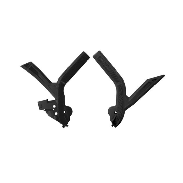 Osłony ramy (komplet) Bi-material Super Grip Beta RR 250/300/350/390/430 / 480 Czarny Racetech | PRTBETNR002
