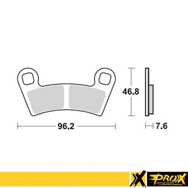 Klocki hamulcowe kh456 polaris 450/525 outlaw '08-11 przód ProX