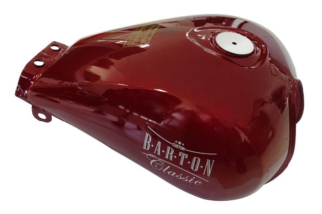 Produkt archiwalny (wyprzedany) - Zbiornik paliwa czerwony Barton Classic 125cm3 Moretti