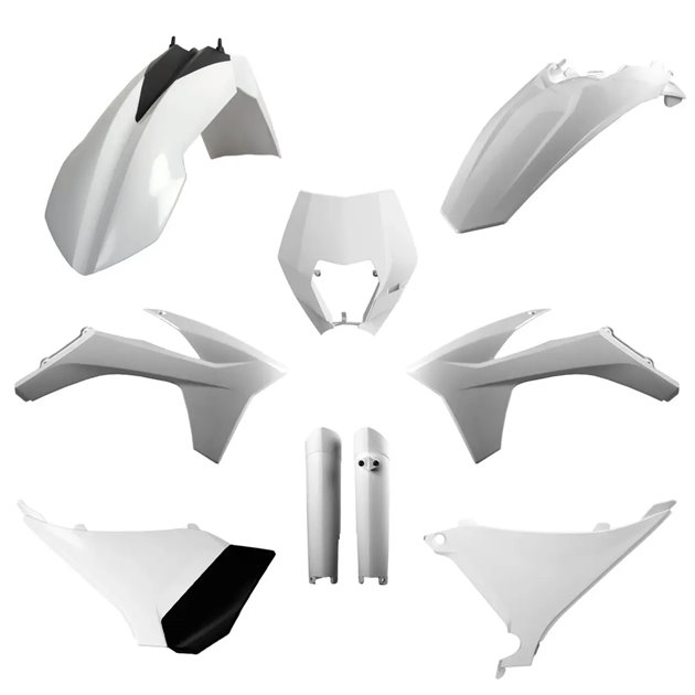 Zestaw plastików Body Kit Polisport biały | 91461