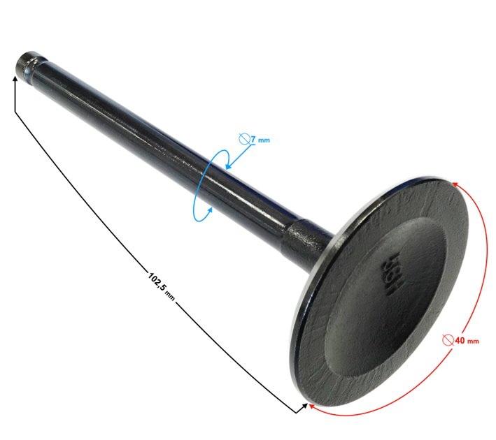 Zawór ssacy Hisun Tactic 550