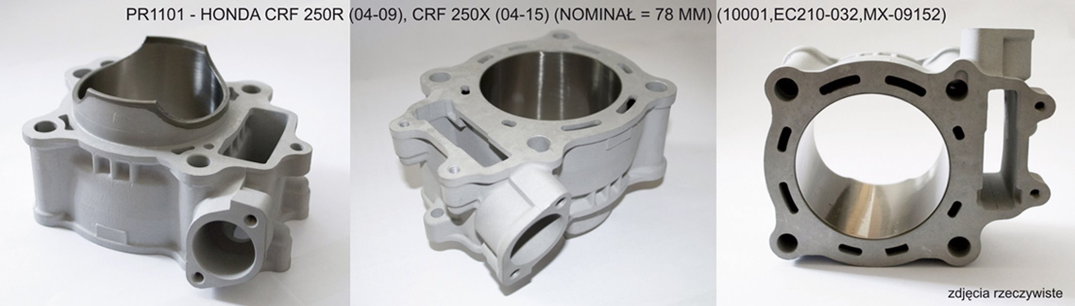 PROMX CYLINDER HONDA CRF 250 R 2004-2009 , CRF 250 X 2004-2017 (STD 78MM) NICASIL
