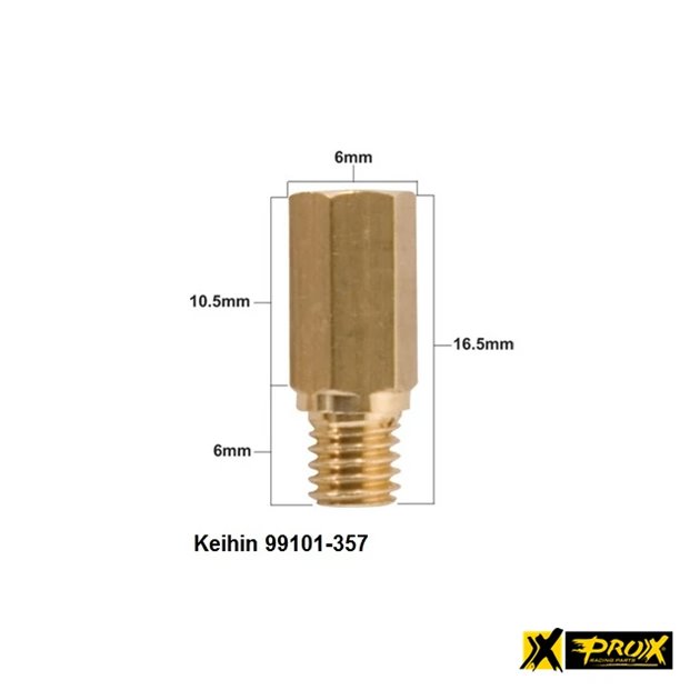 Dysza główna Keihin typ 99101-357 średnica #117 ProX | 45.117/1