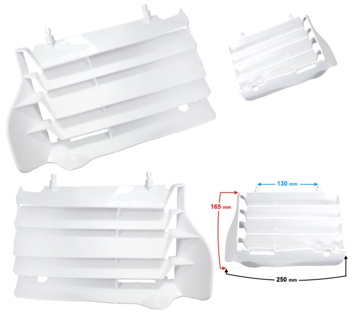 Obudowa chłodnicy lewa+prawa Cross 300cc Barton NXT 300 -Kayo, Apollo, Diabolini, Xmotos