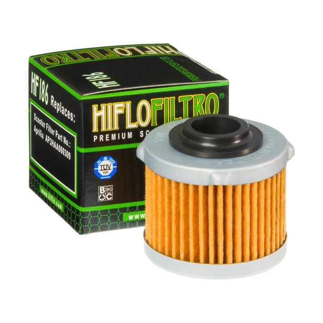 Filtr oleju HF186 APRILIA SCARABEO 125/200 (50) HifloFiltro