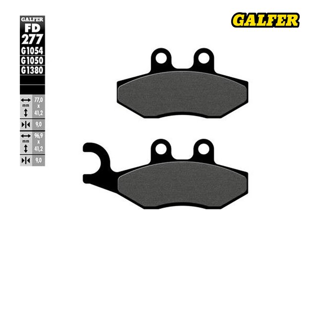 GALFER KLOCKI HAMULCOWE KH353 PÓŁMETALICZNE SCOOTER