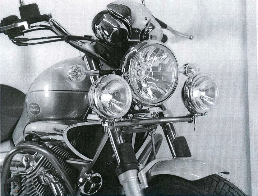 Moto Guzzi Nevada Classic V 750 ie/Aquilia Nera 04-09 zestaw lamp bocznych, dodatkowych