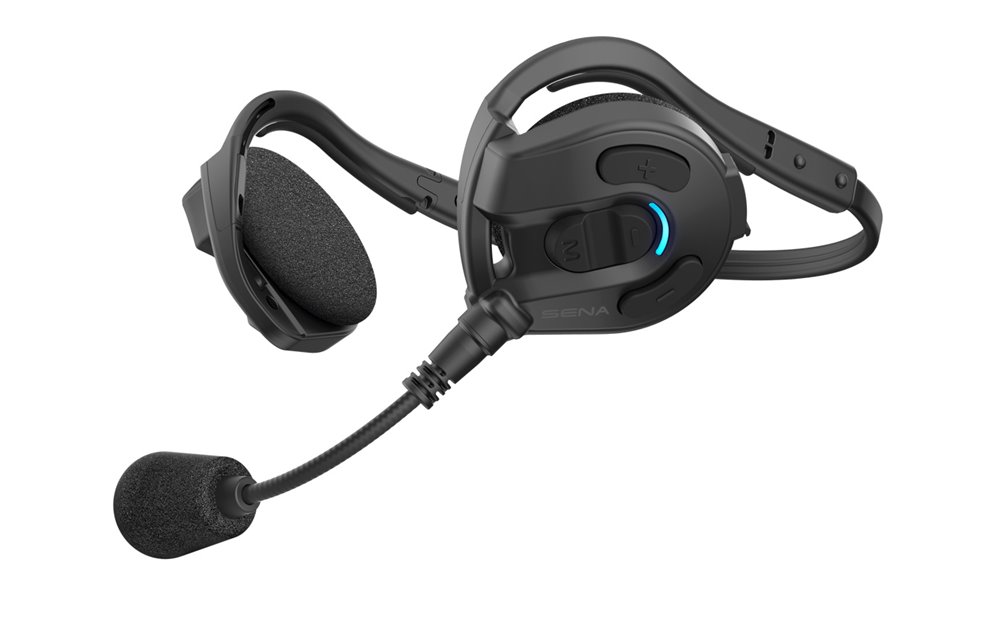 Interkom uniwersalny Sena Expand Mesh do 400m, do 1600m w grupie 6 użytkowników Mesh, na rower/rolki/narty/paralotnię, z dłuższym mikrofonem i głośnikami HD | EXPANDM-01