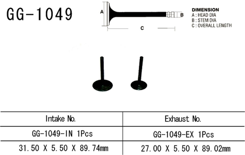 ZAWÓR WYDECHOWY HONDA CRF 230 03-20 (OEM: 14721-KBB-900) (1SZT.) (Made in Japan) VESRAH