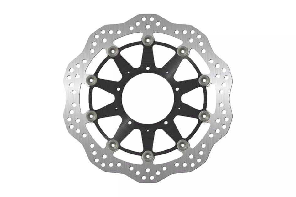 Tarcza hamulcowa przód Honda VFR800F/VFR800X (wersja bez ABS) (310x94x4,5mm) (5x6,5mm) WAVE PŁYWAJĄCA (środek aluminiowy) | NG1834XG