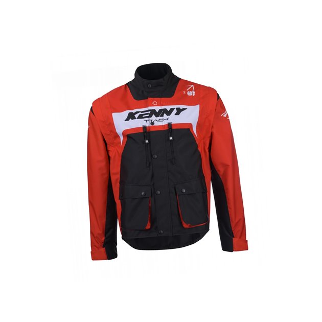 Kenny Racing Kurtka Adventure/Enduro Track Red Czarny/Czerwony / Biały XXL | 251-3704010-5802