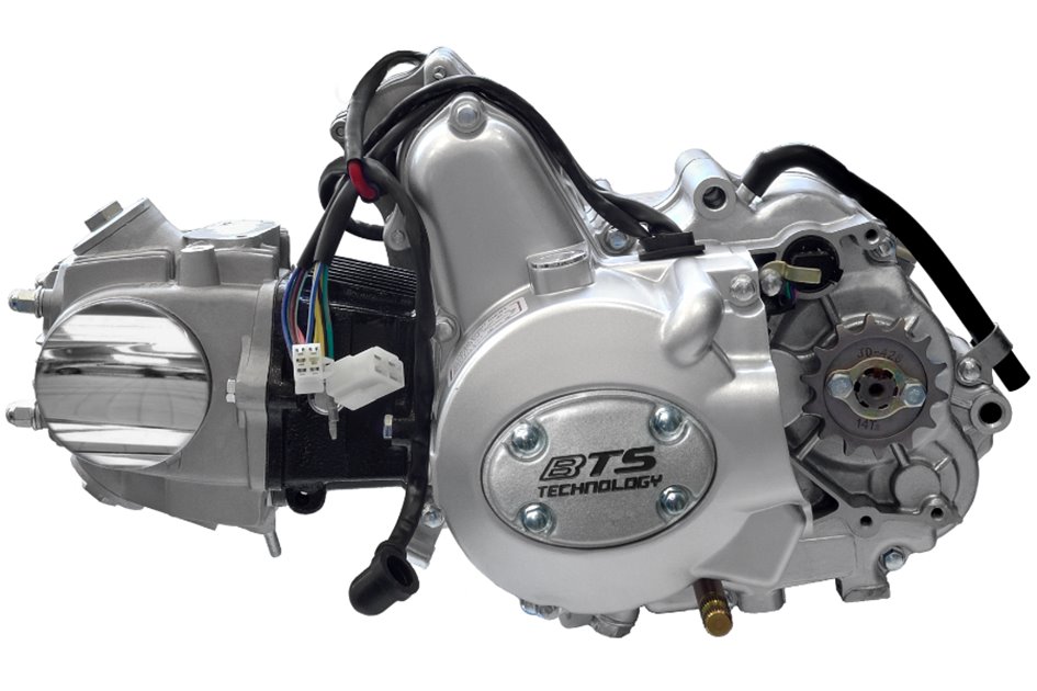 Silnik poziomy 139FMB, 70cc 4T, 4-biegowy manual, srebrny (bez oleju) 139FMB Motorower biegowy