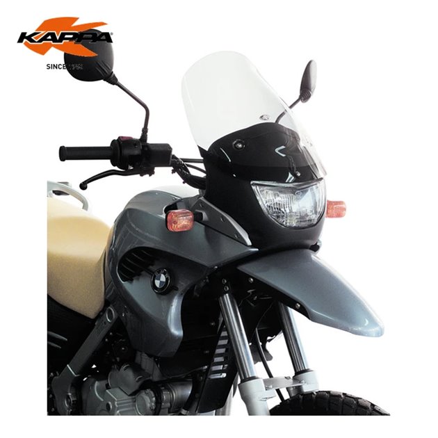 Szyba akcesoryjna BMW F 650GS 41,1x34cm przyciemniana Kappa | KD234S