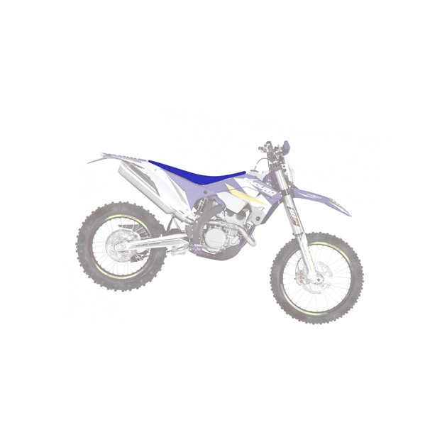 BLACKBIRD POKROWIEC / POSZYCIE NA SIEDZENIE SHERCO SE/SEF 2025 (SE/SFE ALL MODELS 2025) PYRAMID KOLOR NIEBIESKI