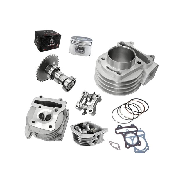 Zestaw cylinder głowica Skuter GY6 139QMB/139QMA 80 cm3 MORETTI | 5905220802982
