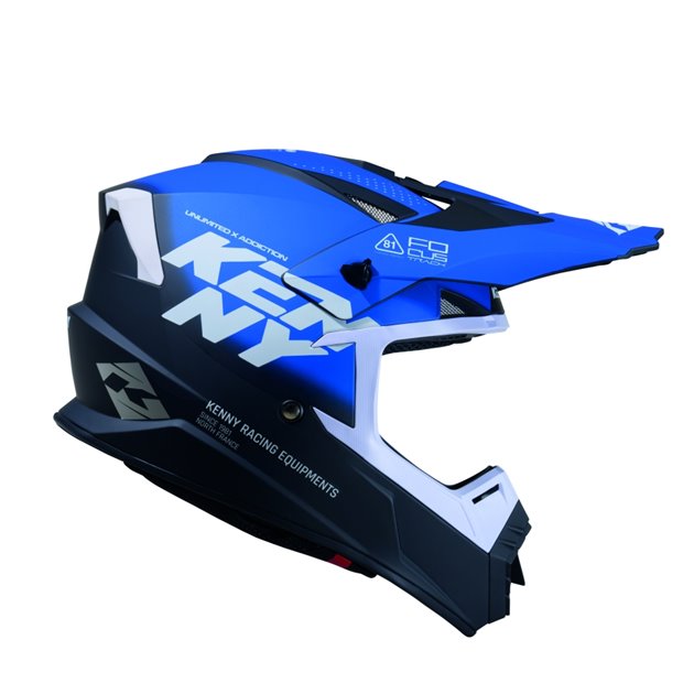 Kask Cross/Enduro Track Graphic Focus Blue niebieski XL Kenny Racing | 261-0303021-5702