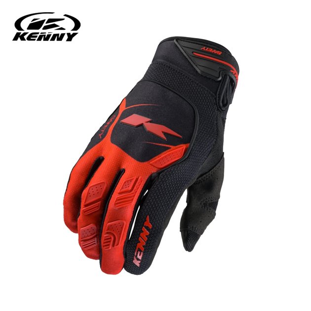 Rękawice Cross/Enduro Safety Red XS Kenny Racing | 251-2905011-0706