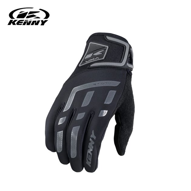 Rękawice Cross/Enduro Storm Czarny/Szary S Kenny Racing | 251-2702011-08