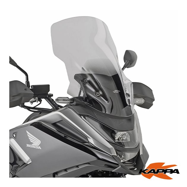 KAPPA SZYBA HONDA NC 750 X 2025-, (52,5 X 37CM) PRZEZROCZYSTA (12,5 CM WYŻSZA OD ORYGINALNEJ)