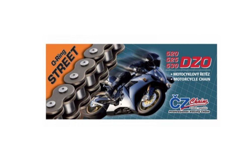 Łańcuch napędowy 520 DZO (106 ogniw) O-RING BRONZE do 750 CCM (STREET) (35,6 KN) CZ | CZ520DZO106BR