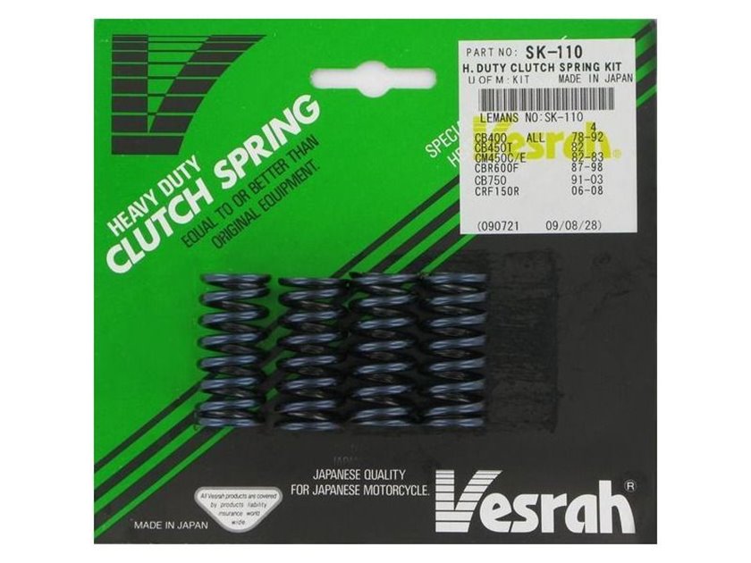 SPRĘŻYNY SPRZĘGŁOWE YAMAHA XT600 88-95, XT 550 82-83 (5 SZT.) (Made in Japan) VESRAH
