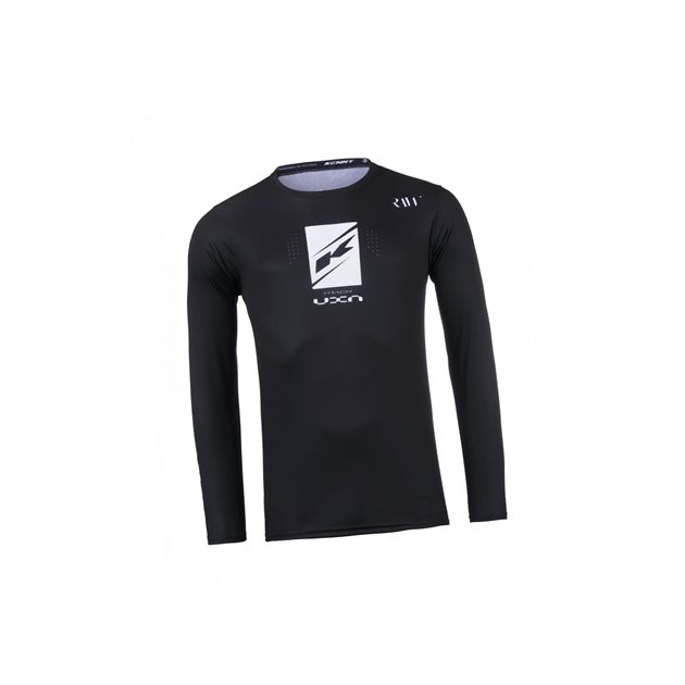 Koszulka Cross/Enduro Kenny Racing Track Raw Black Czarny/Biały S | 251-3403012-5409
