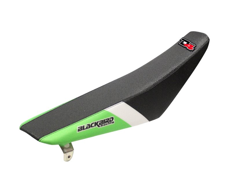 BLACKBIRD POKROWIEC / POSZYCIE NA SIEDZENIE KAWASAKI KXF 250 2004-2005 DREAM 4 KOLOR CZARNY ZIELONY BIAŁY