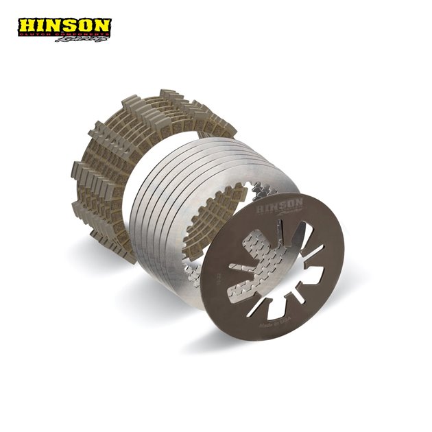 HINSON ZESTAW TARCZE SPRZĘGŁOWE Z PRZEKŁADKAMI I SPRĘŻYNĄ KAWASAKI KX 450 2021-2026; KX 450SR 2022-2026; KX 450X 2021-2026