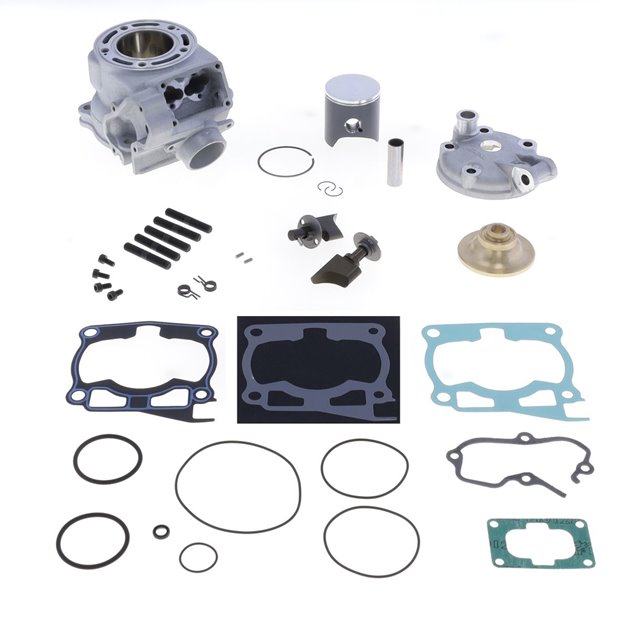 Cylinder kompletny Yamaha YZ 125 zestaw kompletny standard 54,00mm z głowicą i zaworem wydechowym Athena | P400485100003