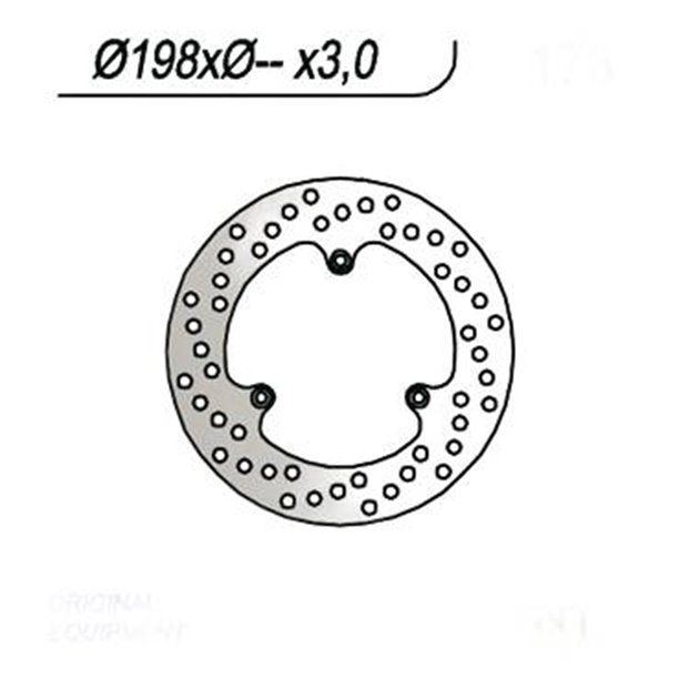 Tarcza hamulcowa (przód) KTM 60/65/85 SX (198x-x3) NG